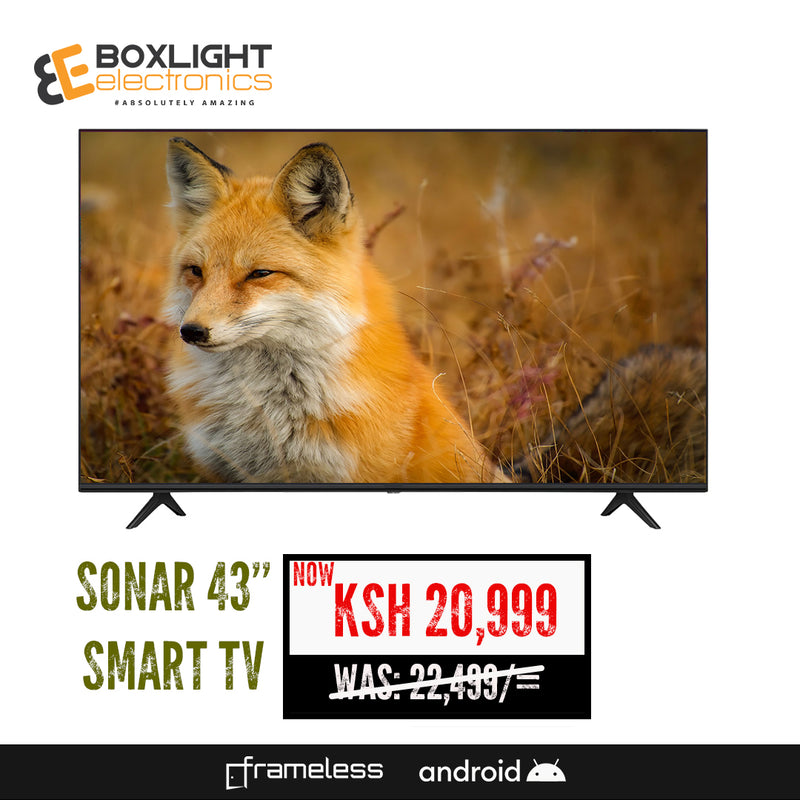 Sonar 43" Smart Android Frameless TV